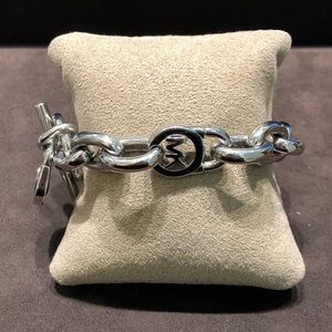 Michael Kors logo chain bracelet